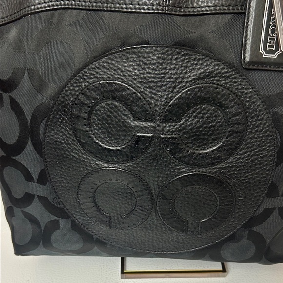 Coach Black and Gray Women's Tote Bag - Picture 3 of 11